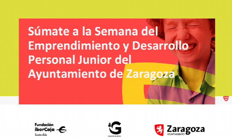 Semana del emprendimiento y desarrollo personal infantil/juvenil del ayuntamiento de Zaragoza